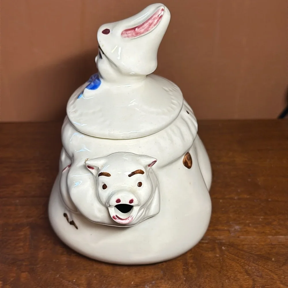 Vintage Shawnee Pottery Teapot Tom The Piper's Son Tea Pot Pitcher